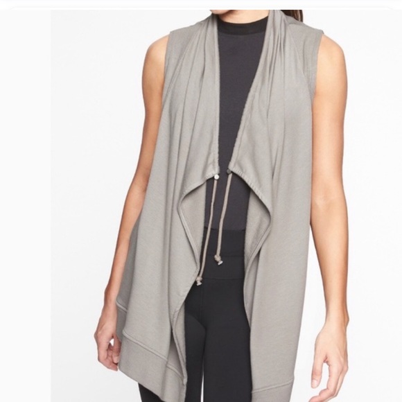 Athleta Jackets & Blazers - Athleta Mindset Vest Grey Size M